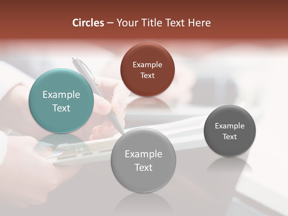 Note Holding Summary PowerPoint Template