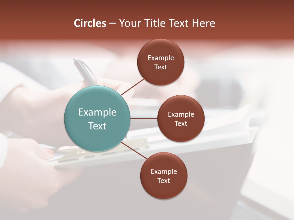Note Holding Summary PowerPoint Template