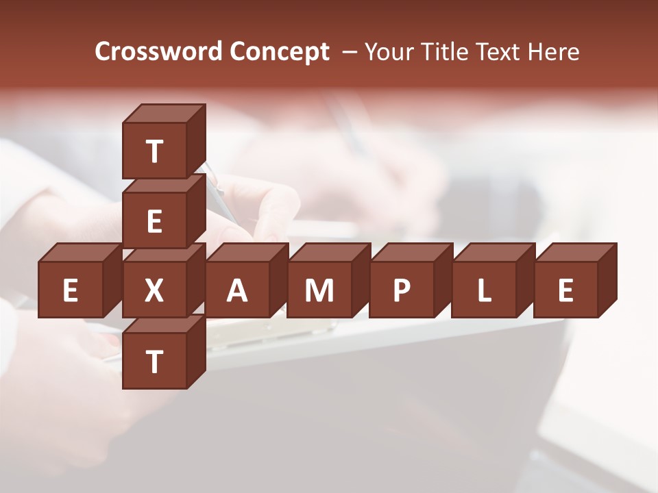 Note Holding Summary PowerPoint Template