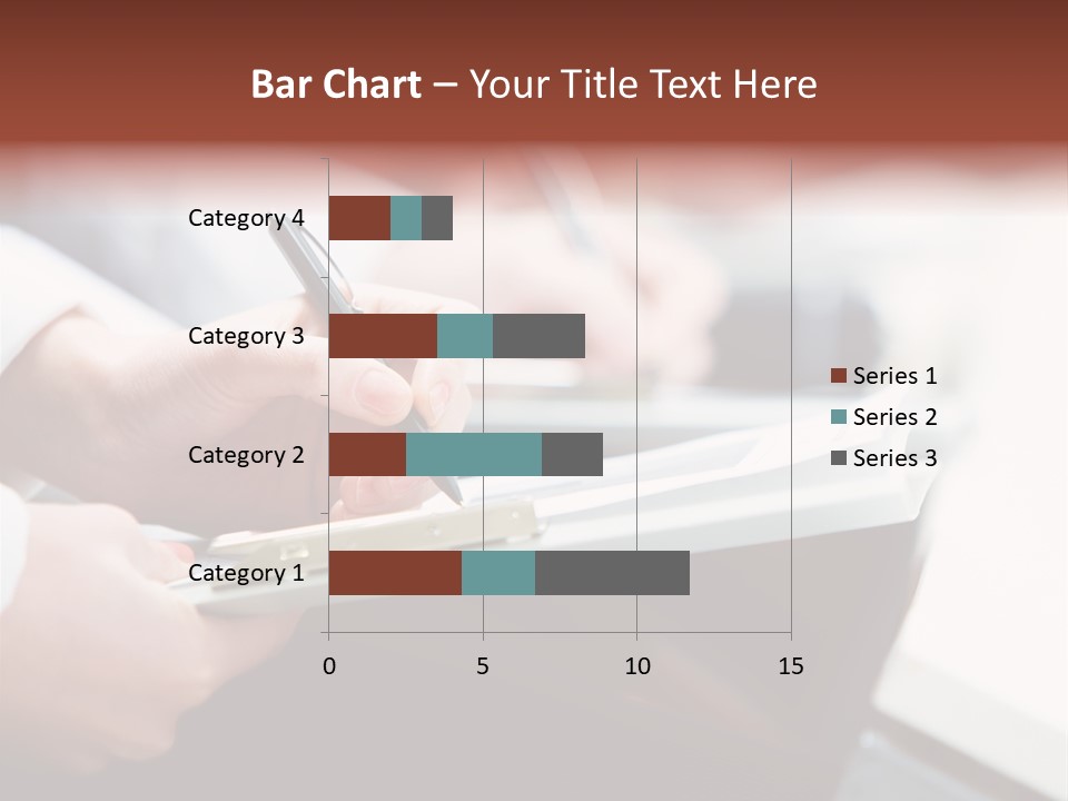 Note Holding Summary PowerPoint Template