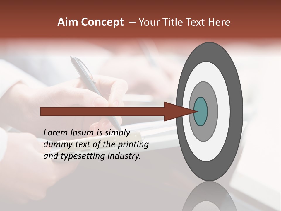 Note Holding Summary PowerPoint Template