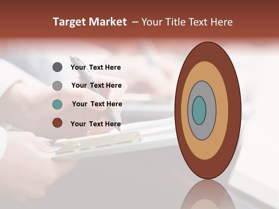 Note Holding Summary PowerPoint Template