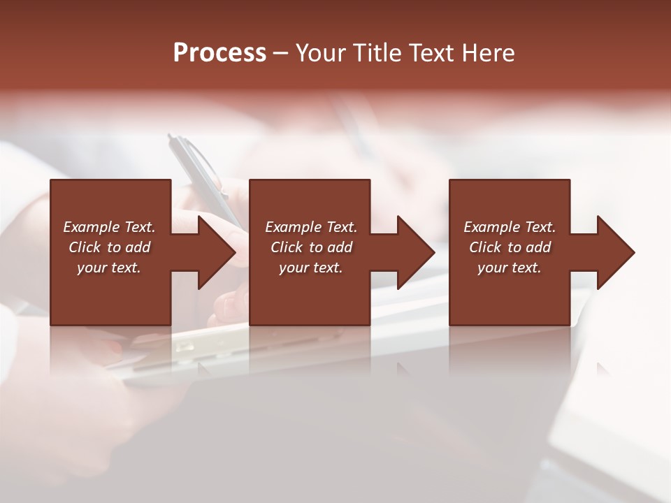 Note Holding Summary PowerPoint Template