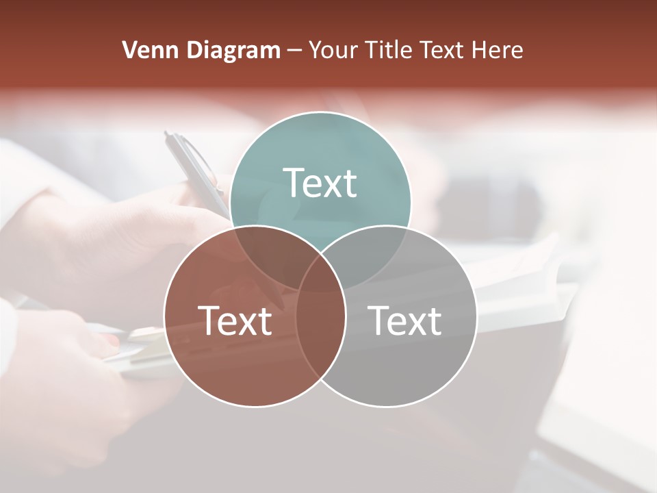 Note Holding Summary PowerPoint Template