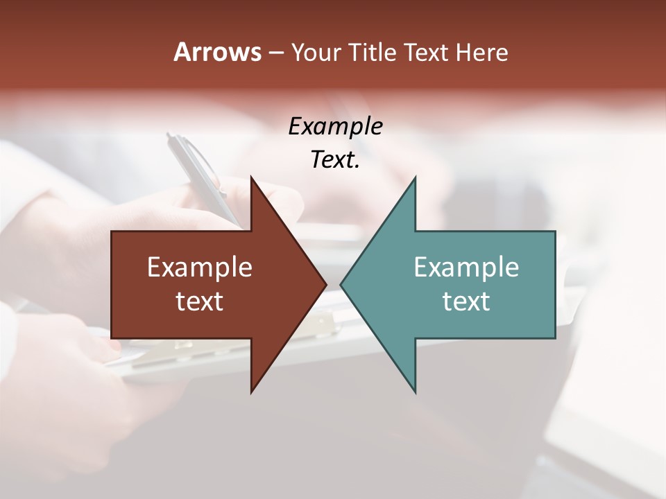 Note Holding Summary PowerPoint Template