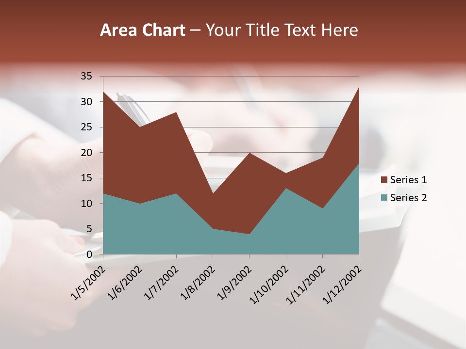 Note Holding Summary PowerPoint Template