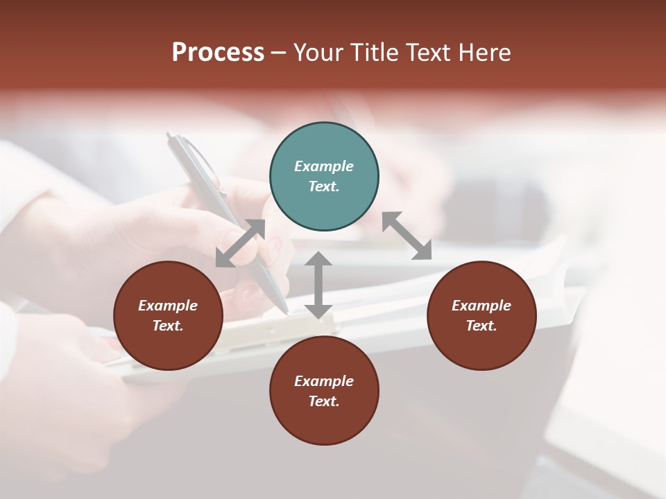 Note Holding Summary PowerPoint Template