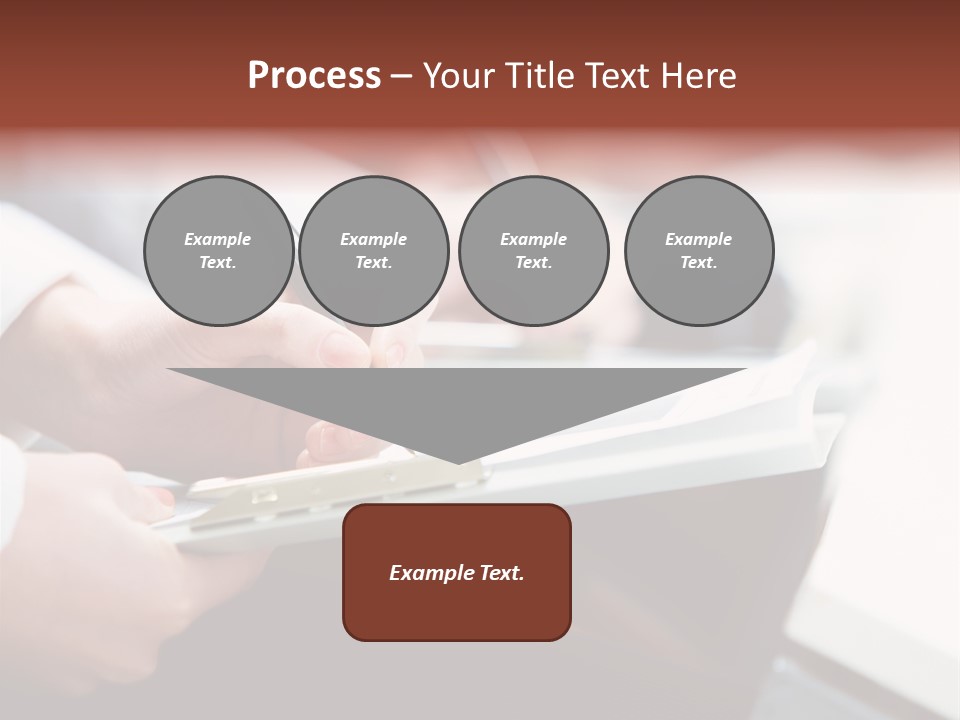Note Holding Summary PowerPoint Template