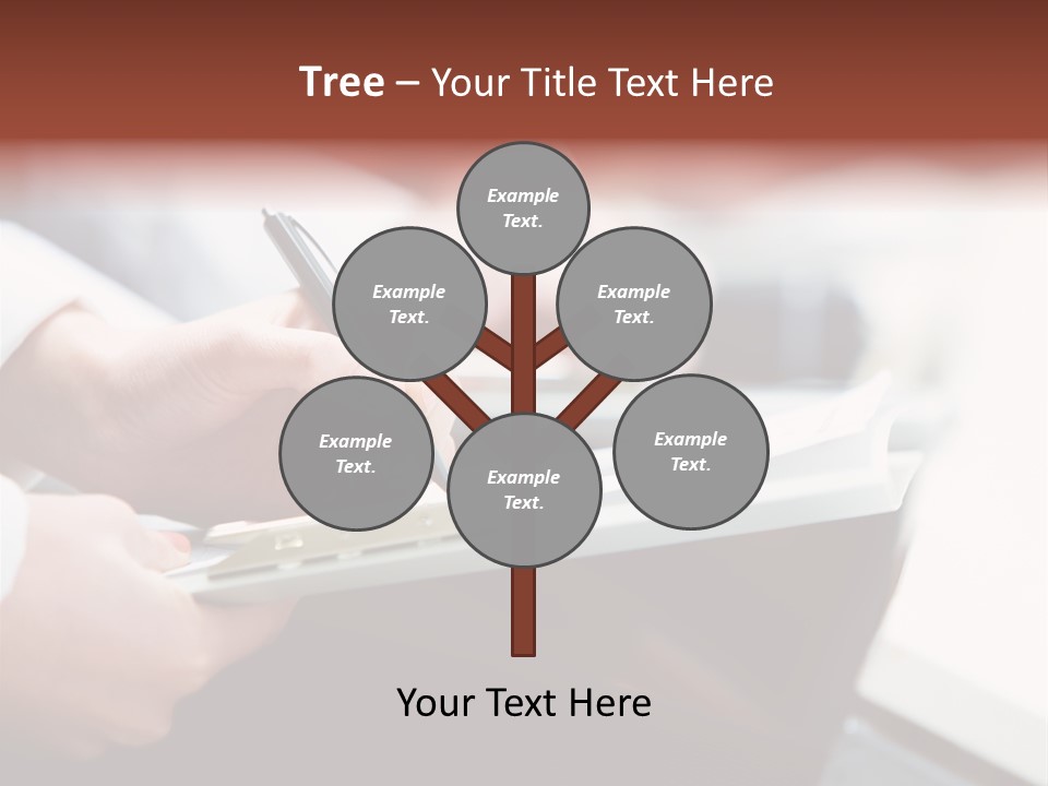 Note Holding Summary PowerPoint Template