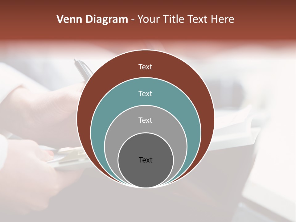 Note Holding Summary PowerPoint Template