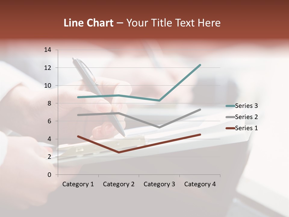 Note Holding Summary PowerPoint Template