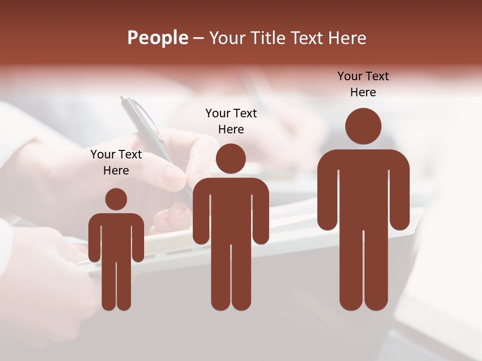 Note Holding Summary PowerPoint Template
