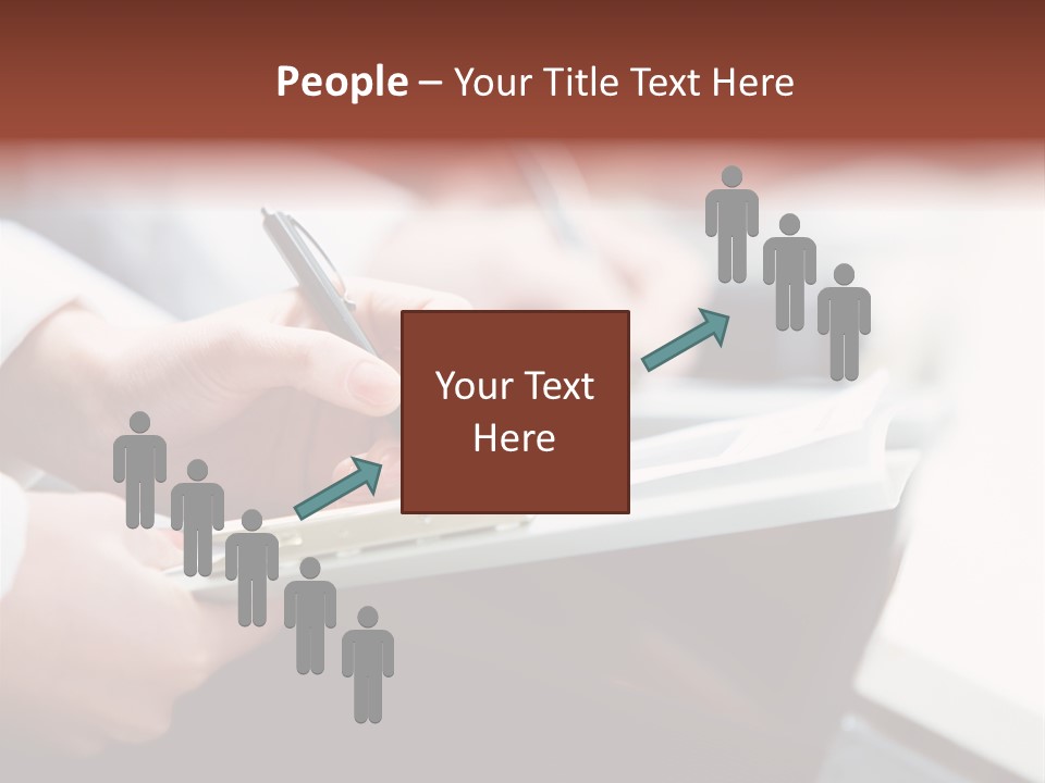 Note Holding Summary PowerPoint Template