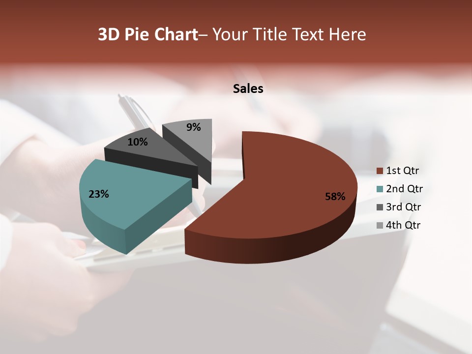 Note Holding Summary PowerPoint Template
