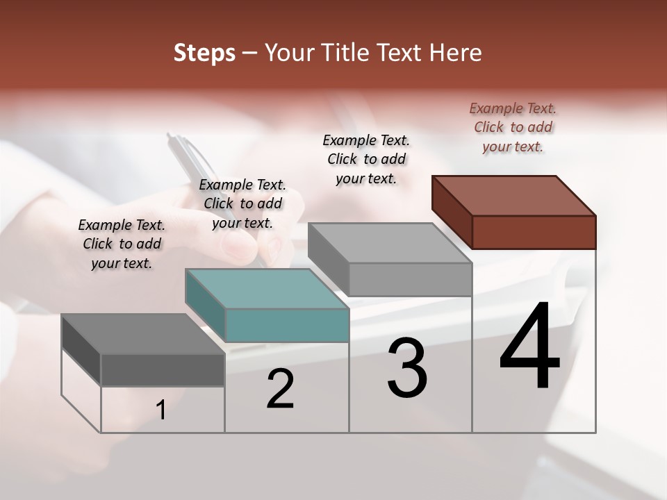 Note Holding Summary PowerPoint Template