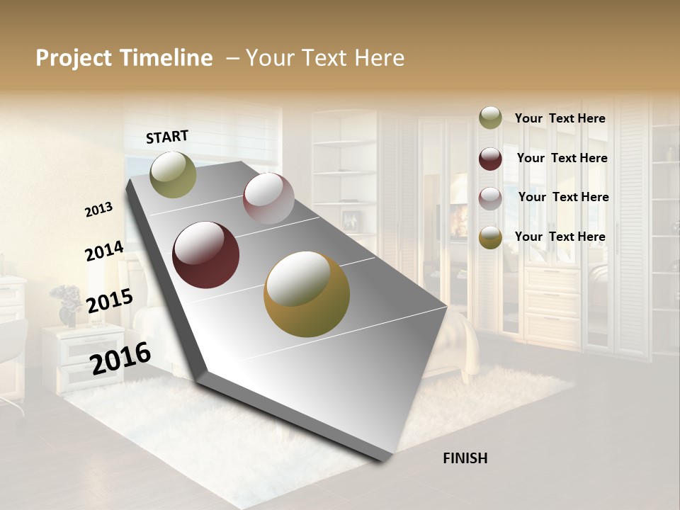 Living Luxury Design PowerPoint Template