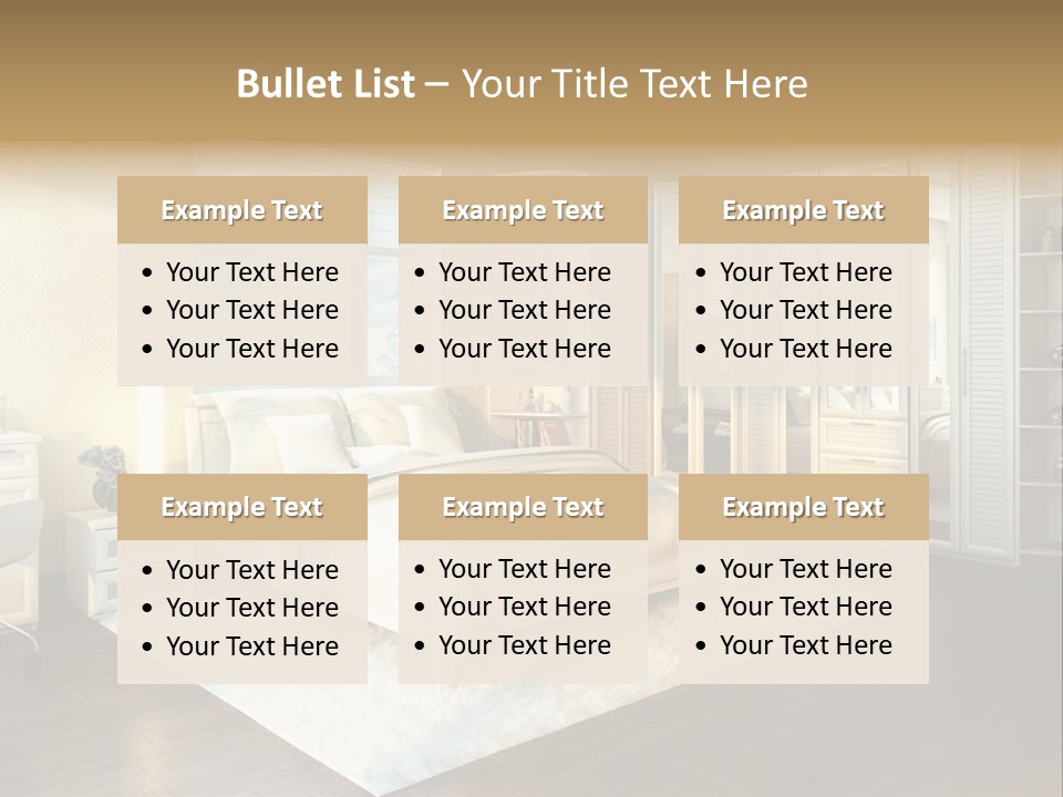 Living Luxury Design PowerPoint Template