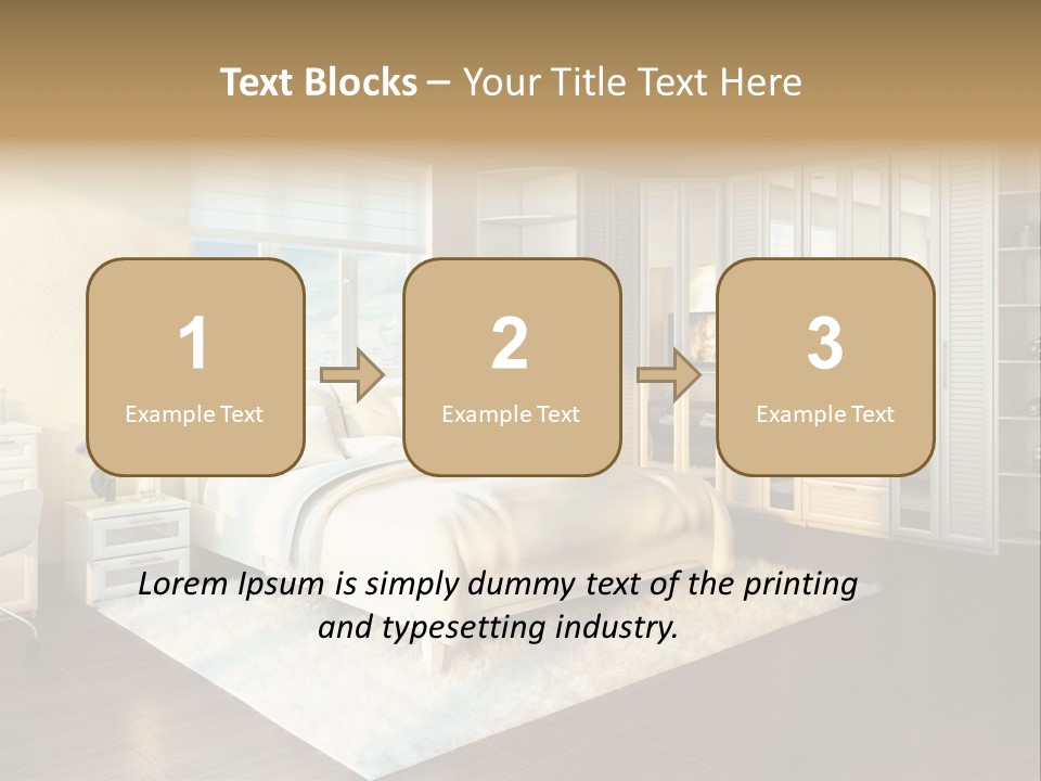 Living Luxury Design PowerPoint Template