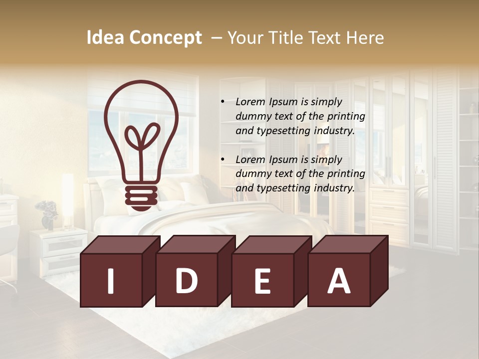 Living Luxury Design PowerPoint Template