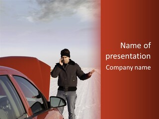 Repair Hood Road PowerPoint Template