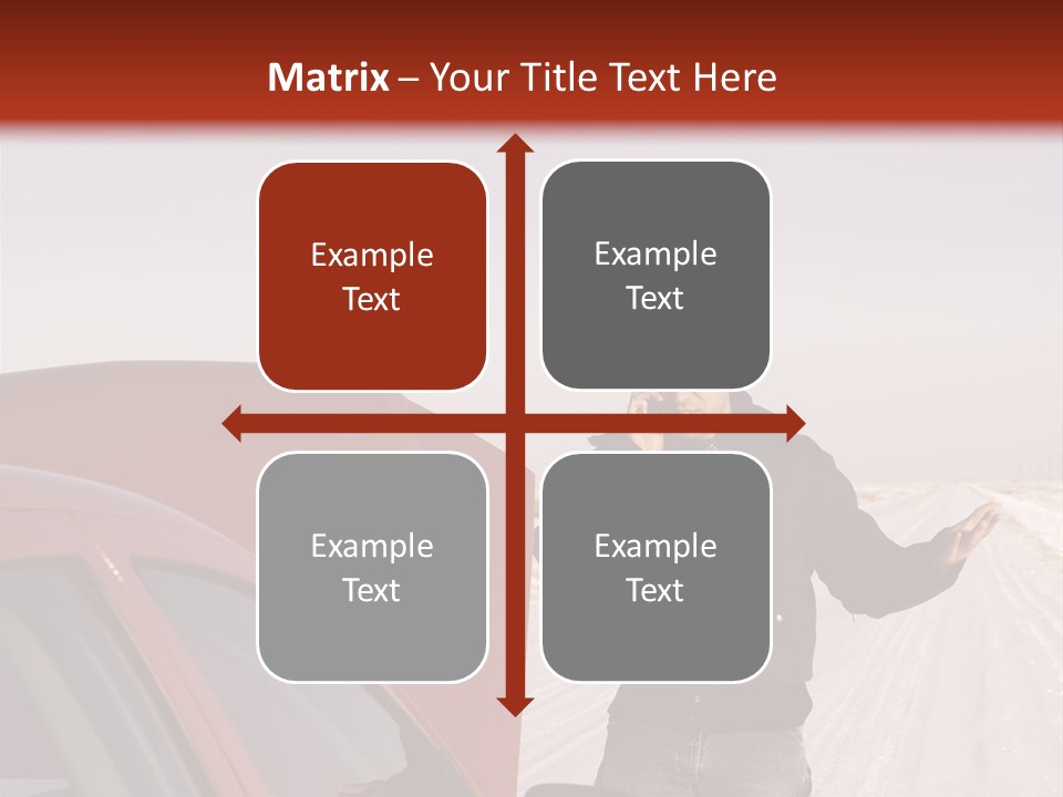 Repair Hood Road PowerPoint Template