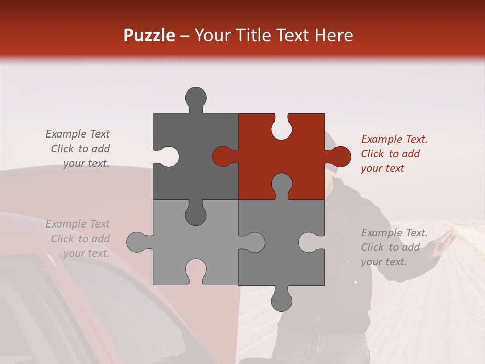 Repair Hood Road PowerPoint Template