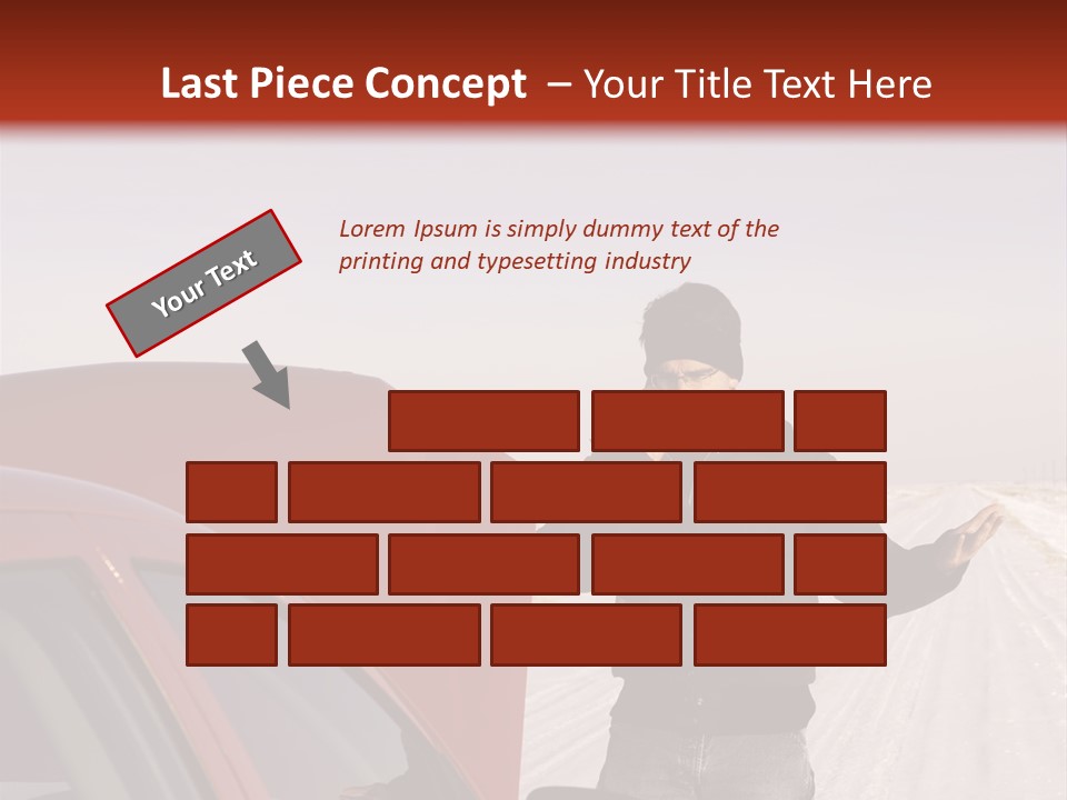Repair Hood Road PowerPoint Template