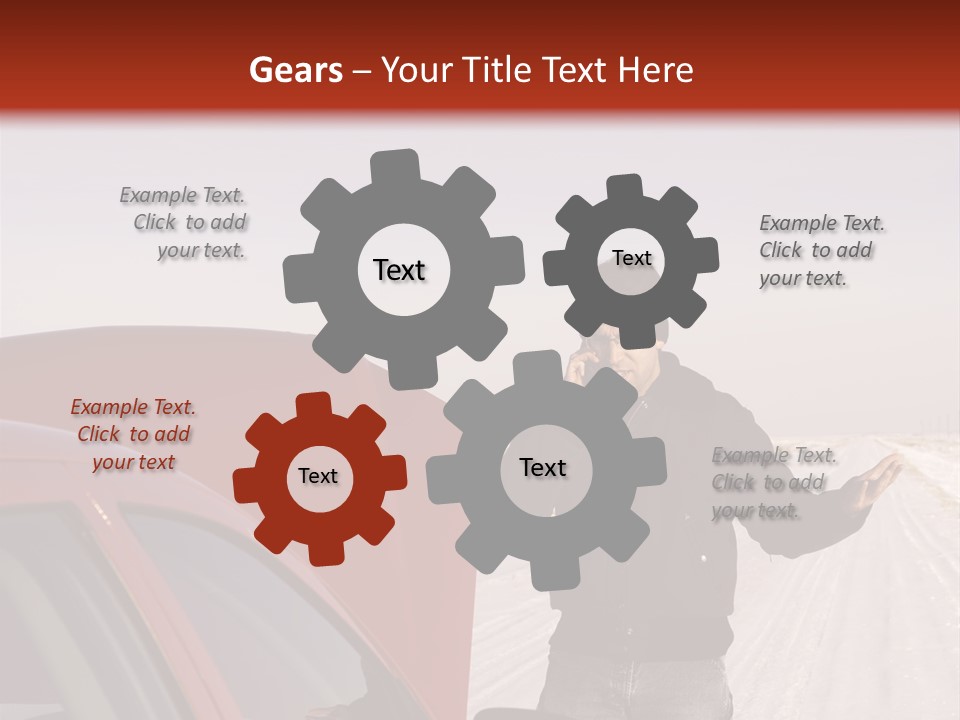 Repair Hood Road PowerPoint Template