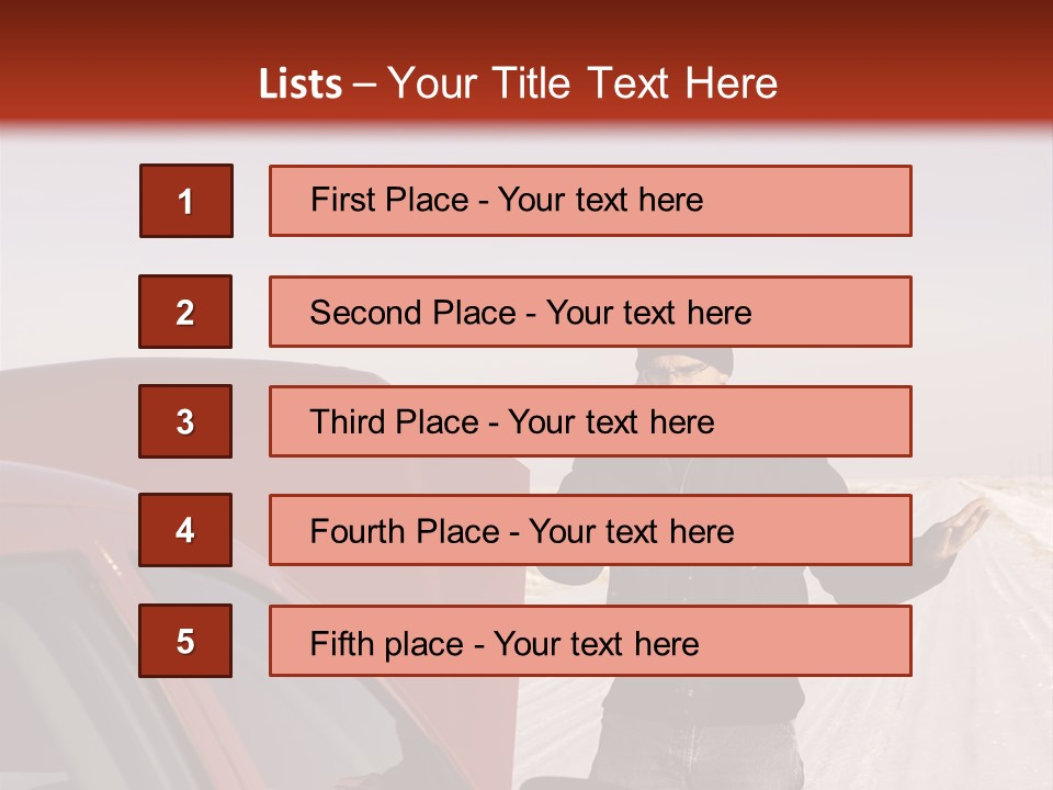 Repair Hood Road PowerPoint Template