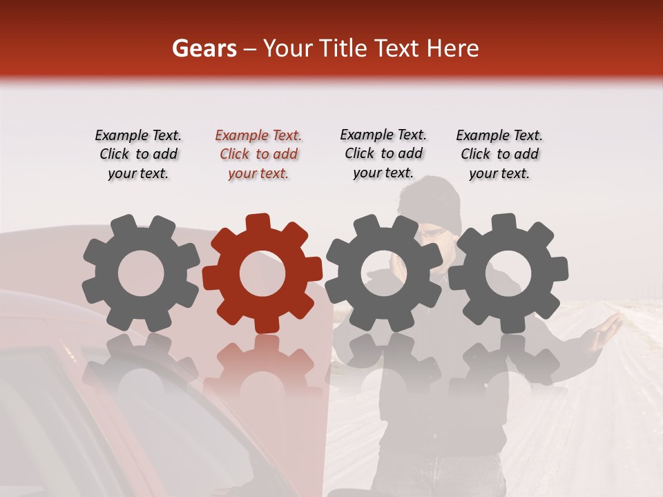 Repair Hood Road PowerPoint Template