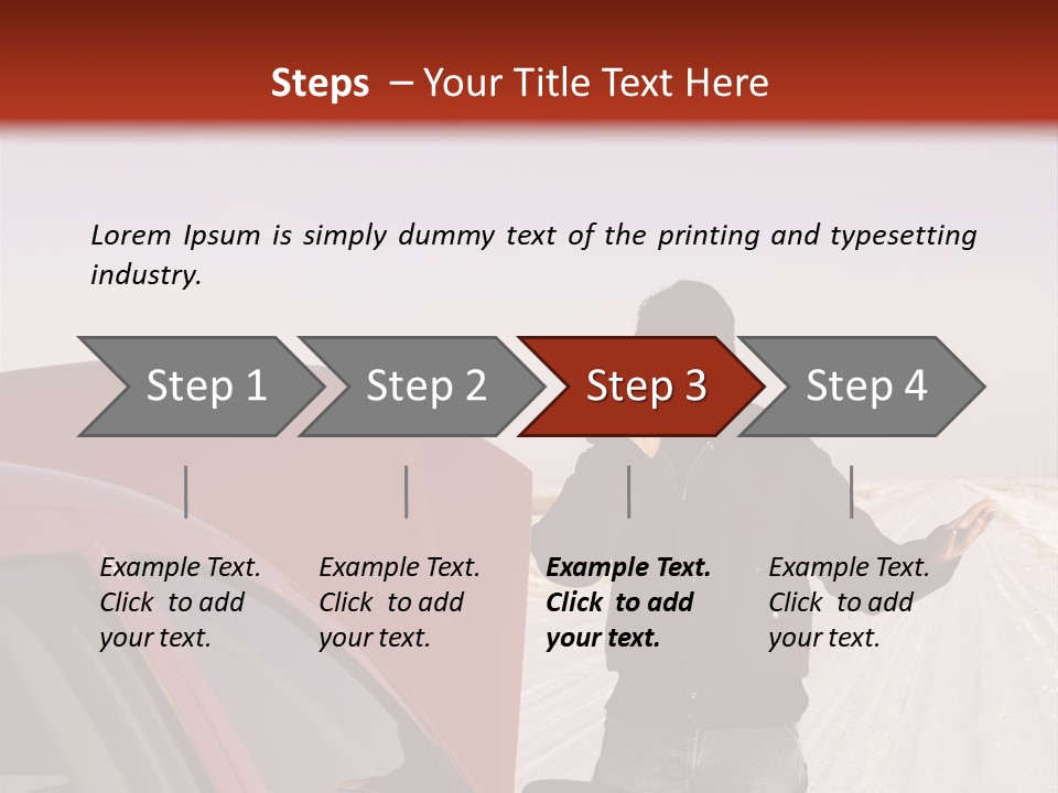 Repair Hood Road PowerPoint Template