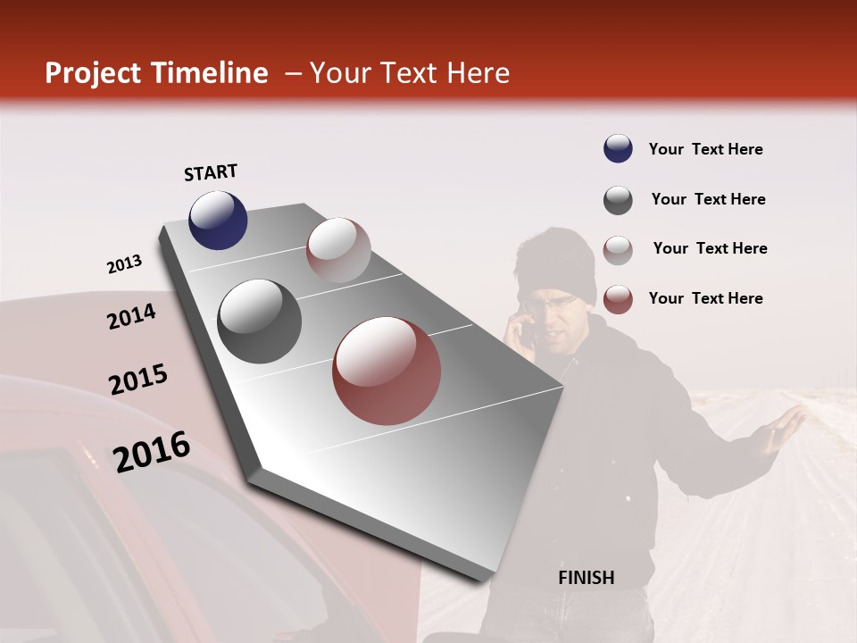 Repair Hood Road PowerPoint Template