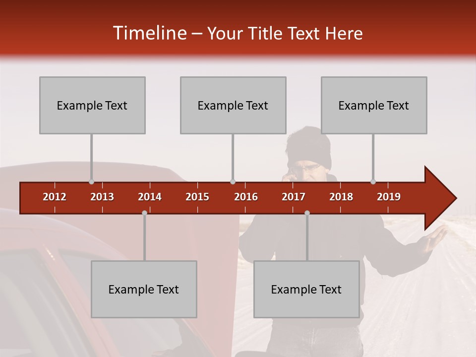 Repair Hood Road PowerPoint Template
