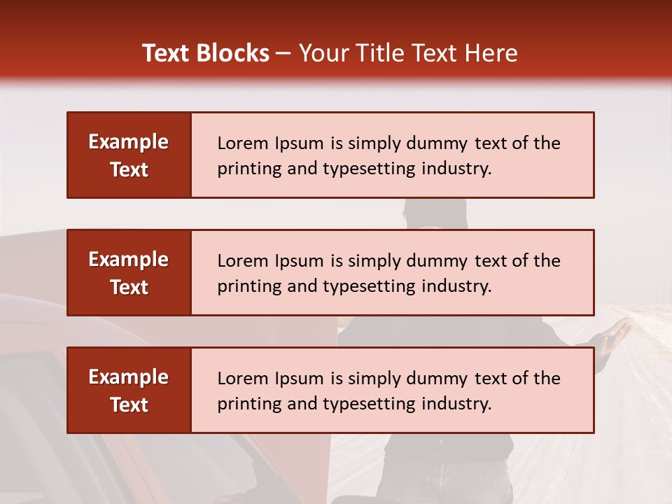 Repair Hood Road PowerPoint Template