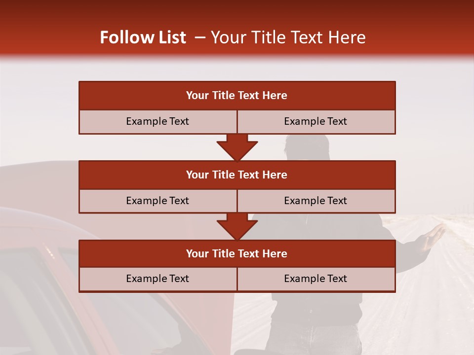Repair Hood Road PowerPoint Template