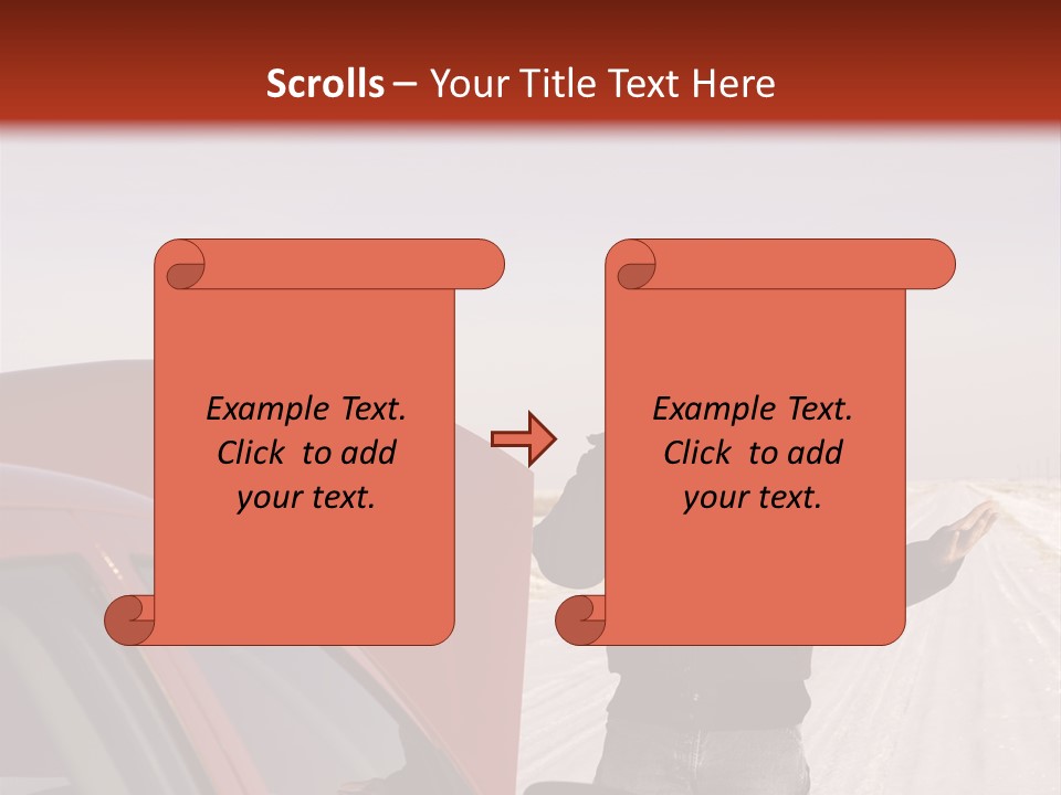 Repair Hood Road PowerPoint Template