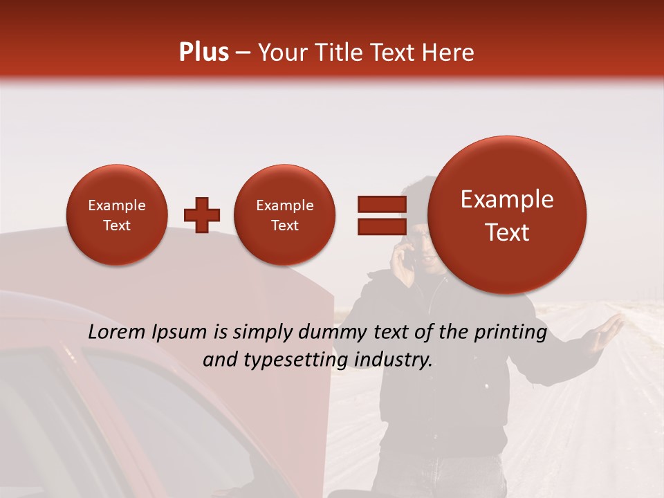 Repair Hood Road PowerPoint Template
