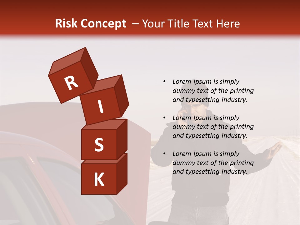 Repair Hood Road PowerPoint Template