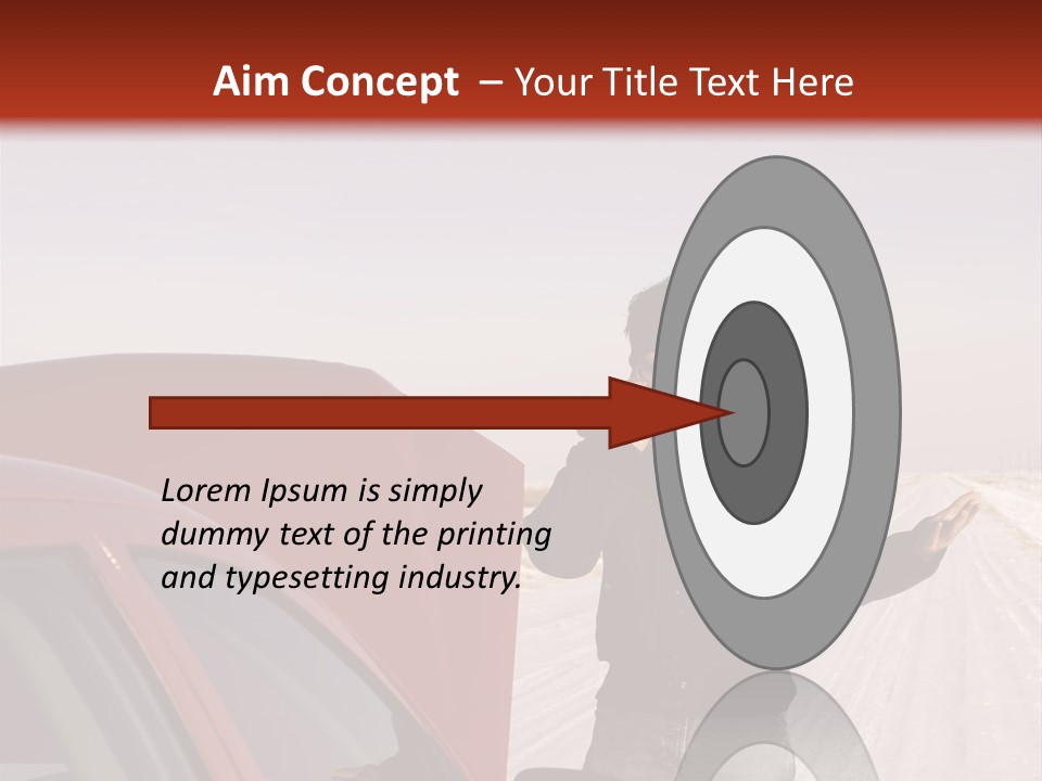 Repair Hood Road PowerPoint Template