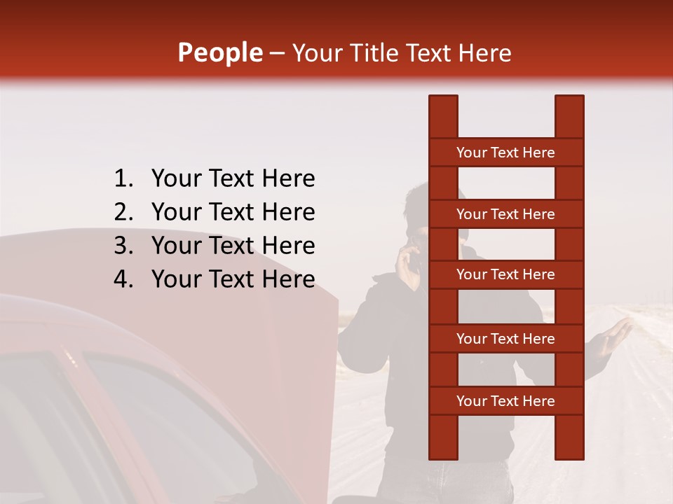 Repair Hood Road PowerPoint Template