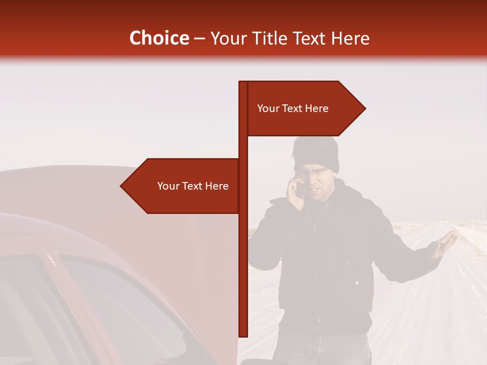 Repair Hood Road PowerPoint Template