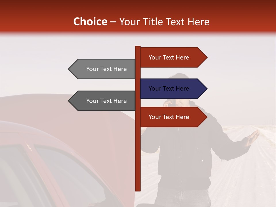 Repair Hood Road PowerPoint Template