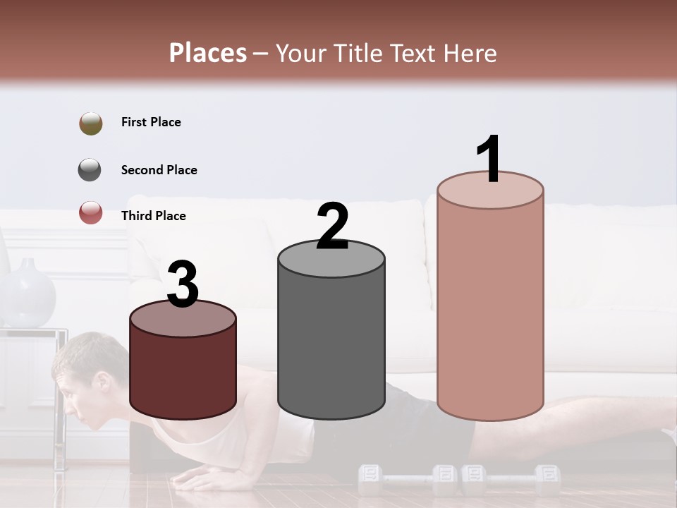 Couch Person Room PowerPoint Template