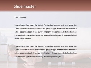 Couch Person Room PowerPoint Template