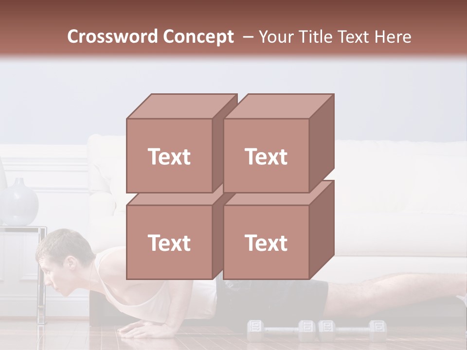 Couch Person Room PowerPoint Template