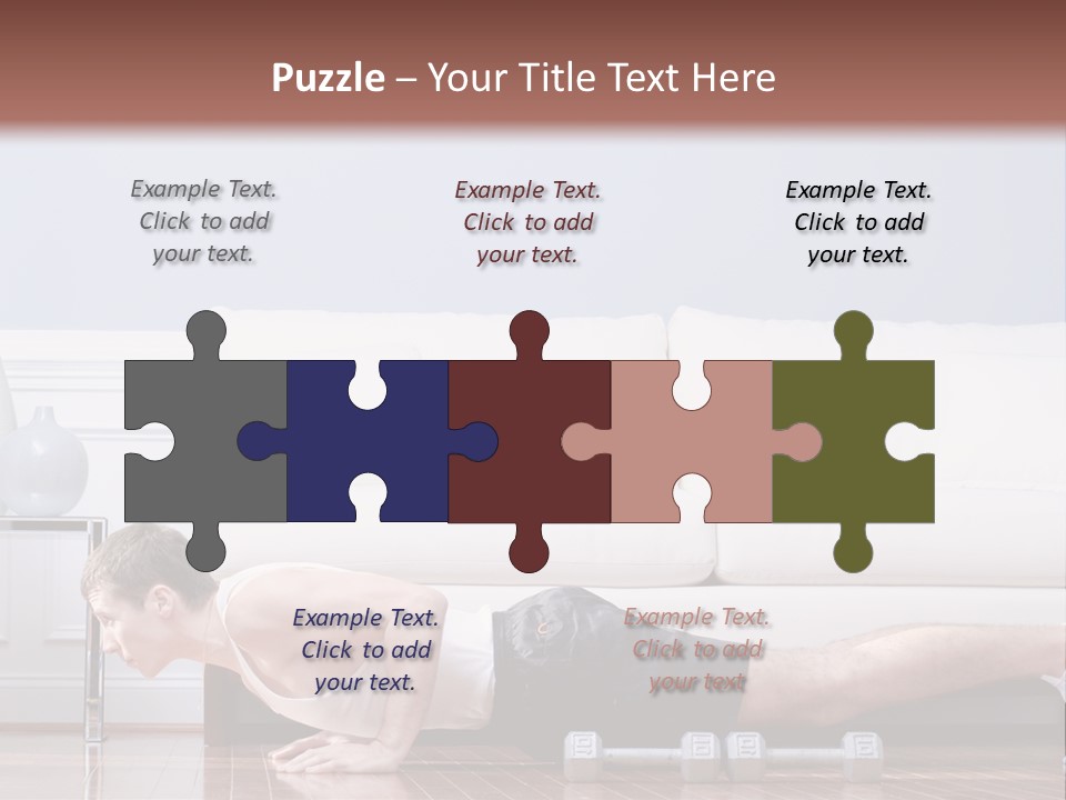 Couch Person Room PowerPoint Template