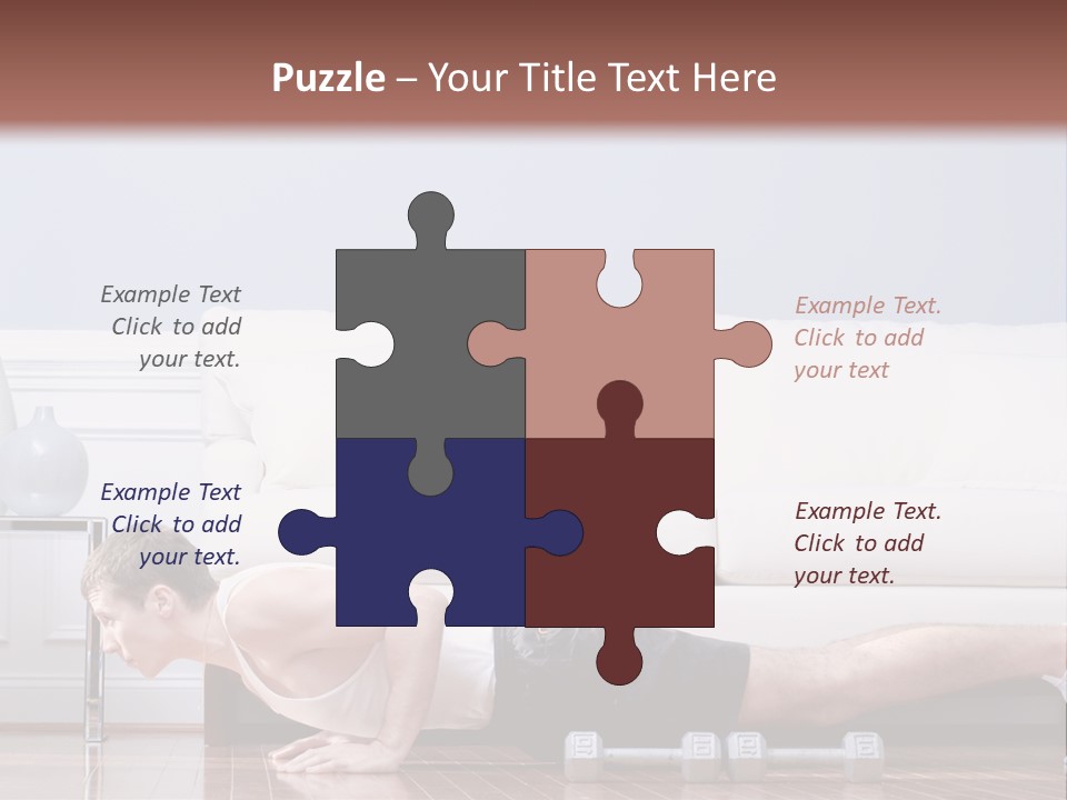 Couch Person Room PowerPoint Template