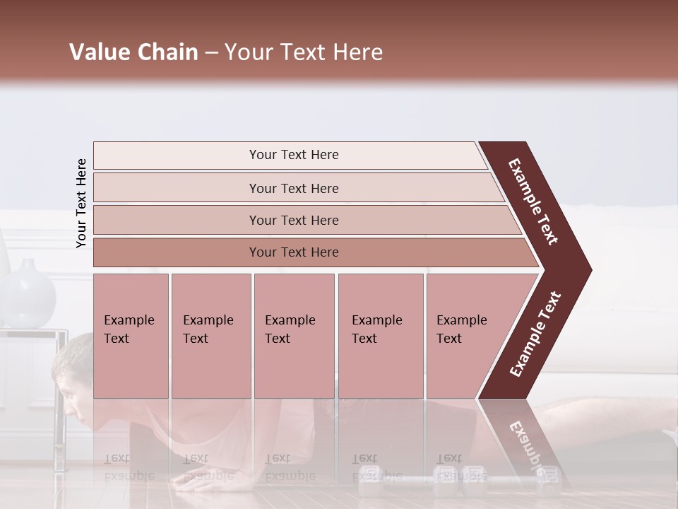 Couch Person Room PowerPoint Template