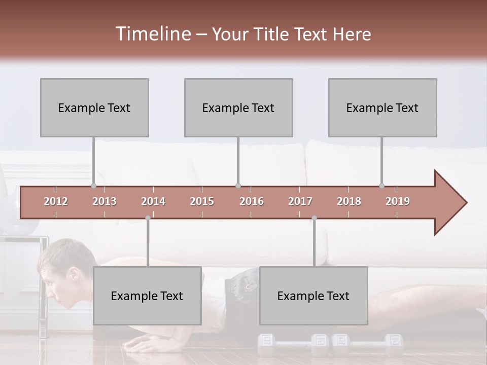 Couch Person Room PowerPoint Template