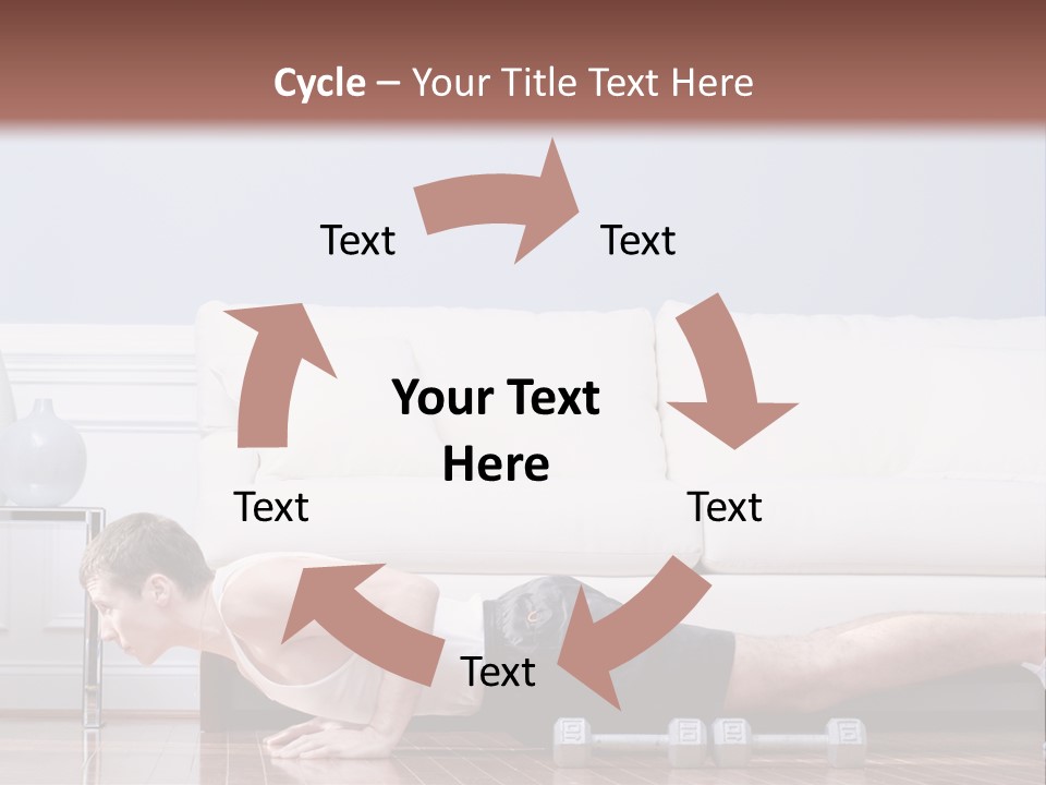 Couch Person Room PowerPoint Template